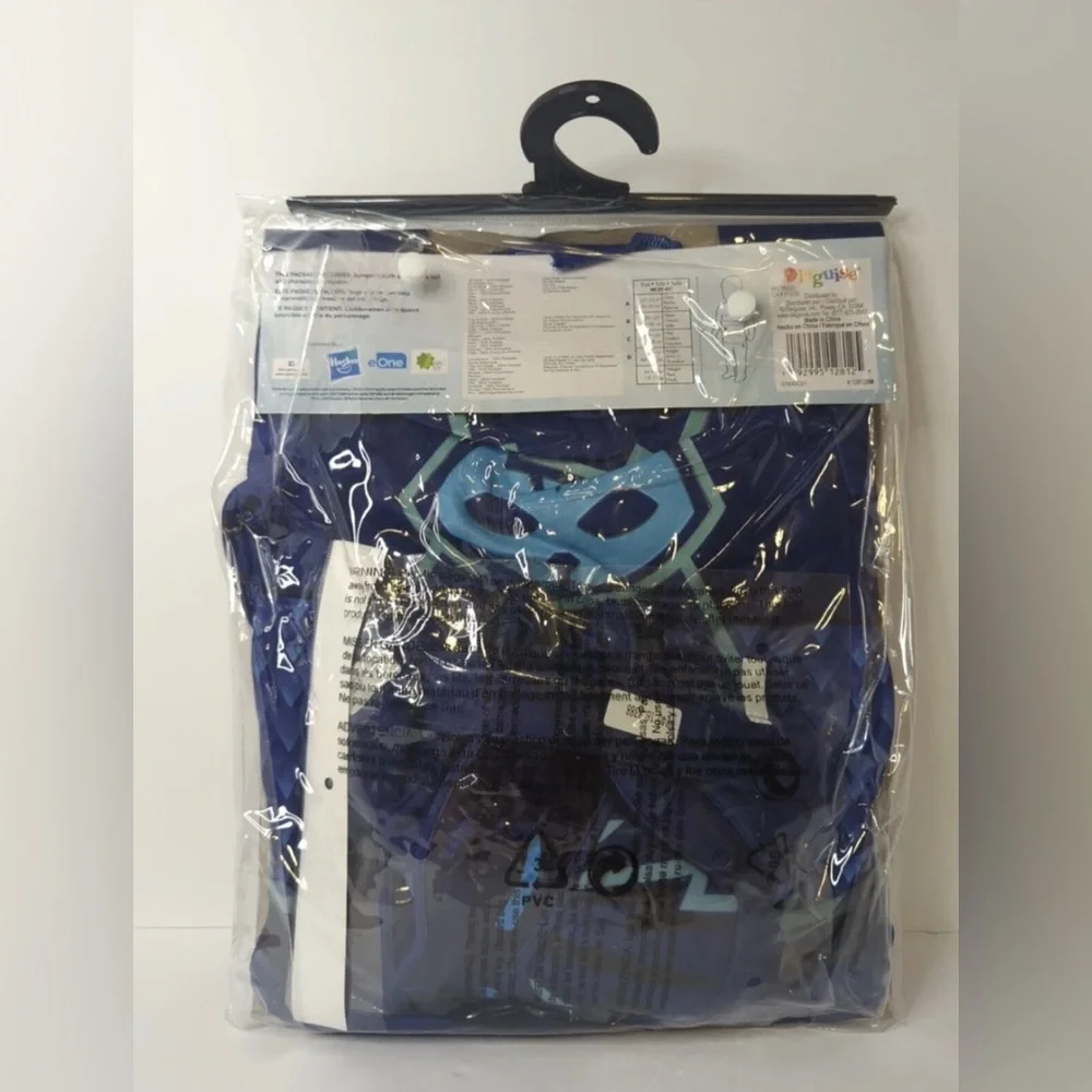 PJ Masks Toddler Kids Catboy Glow in the Dark Jumpsuit Costume - 3T-4T